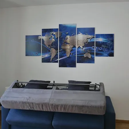Wind Rose House - Bicamere, Parcheggio Fronte Mare Apartamento